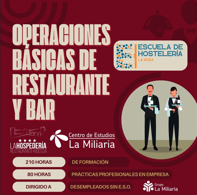 Operaciones básicas de restaurante y bar (El Provencio)